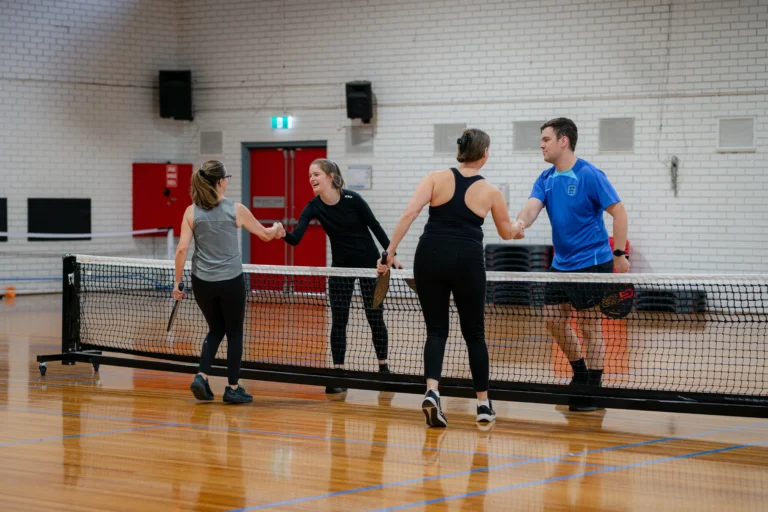 Pickleball in progress